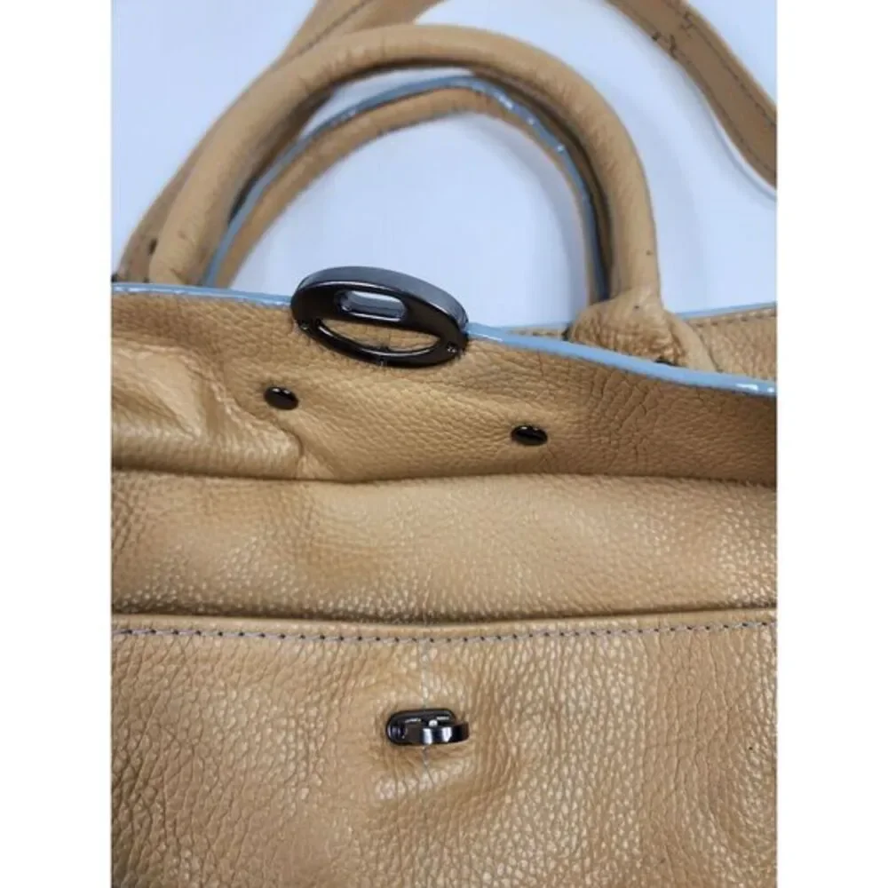 Cascina -‎ Made to Order - Pebble Grain Hobo Shoulder Bag Purse Brown Large